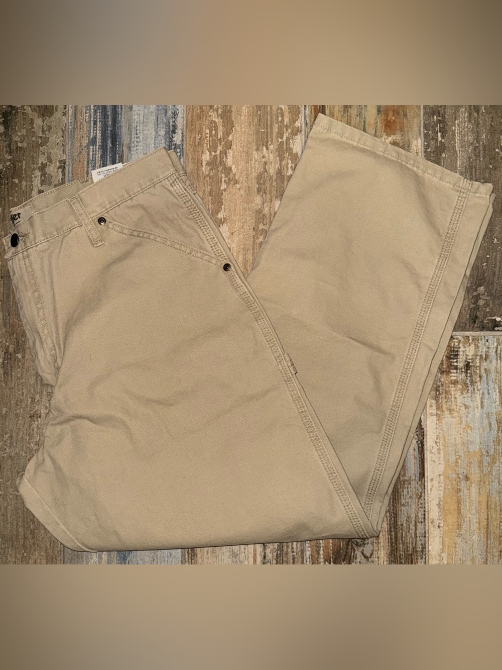 #0065 Men’s Wrangler Authentic Pants - Tan 36x30